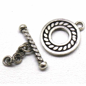 Bali Twisted Toggles bali silver bead