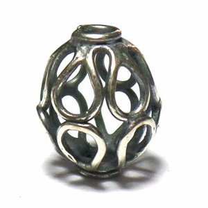 Wire Beads bali silver bead