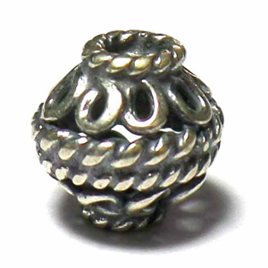 Wire Beads bali silver bead