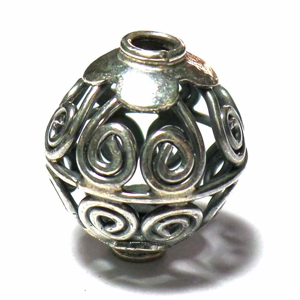 Wire Beads bali silver bead