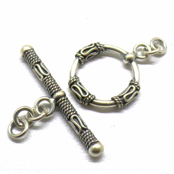 Bali Wired Toggles bali silver bead