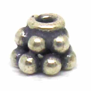 Caps bali silver bead