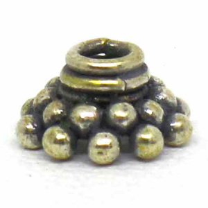 Caps bali silver bead