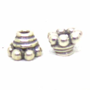 Caps bali silver bead