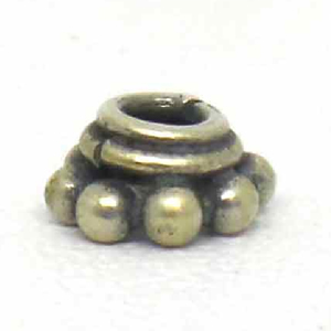 Caps bali silver bead