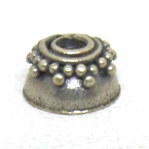 Caps bali silver bead