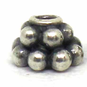 Caps bali silver bead