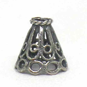 Cones bali silver bead