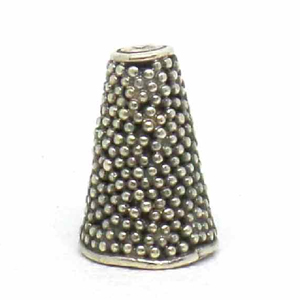 Cones bali silver bead