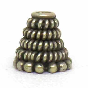 Cones bali silver bead