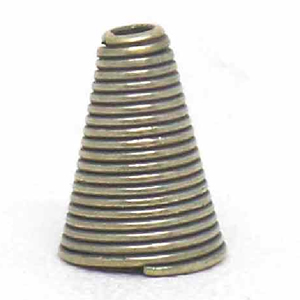 Cones bali silver bead