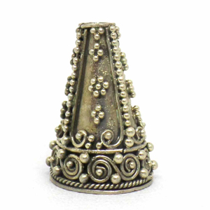 Cones bali silver bead