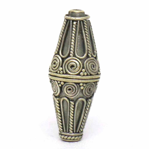 Cones bali silver bead