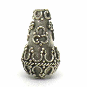 Cones bali silver bead