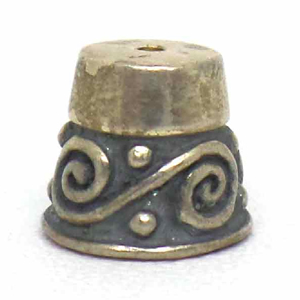 Cones bali silver bead