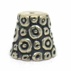 Cones bali silver bead