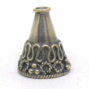 Cones bali silver bead