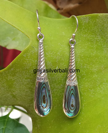 Earring bali silver bead