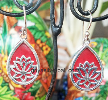 Earring bali silver bead