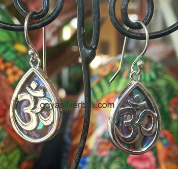 Earring bali silver bead