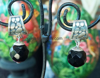 Earring bali silver bead