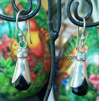 Earring bali silver bead