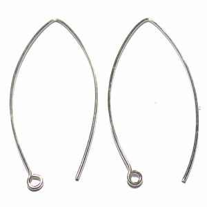 Earring Hooks bali silver bead