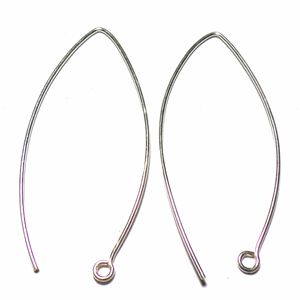 Earring Hooks bali silver bead