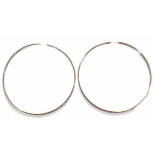 Earring Hoops bali silver bead