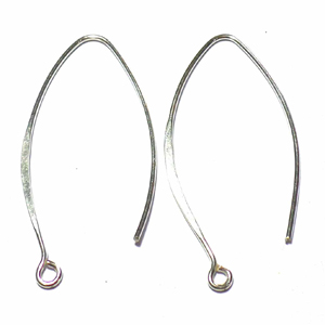 Earring Hooks bali silver bead