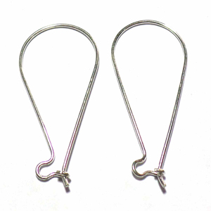 Earring Hooks bali silver bead