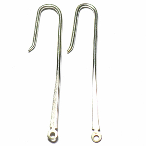 Earring Hooks bali silver bead