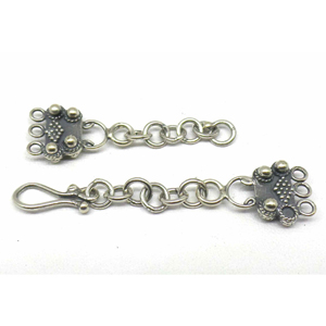 Fancy Clasps bali silver bead