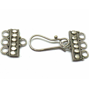 Fancy Clasps bali silver bead