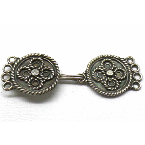 Fancy Clasps bali silver bead