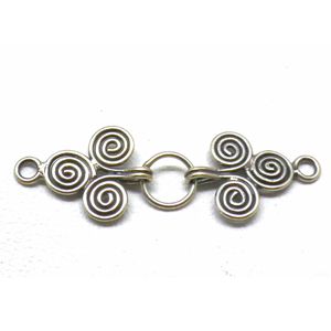 Fancy Clasps bali silver bead