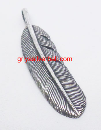 Feathers And Wings bali silver bead