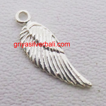 Feathers And Wings bali silver bead