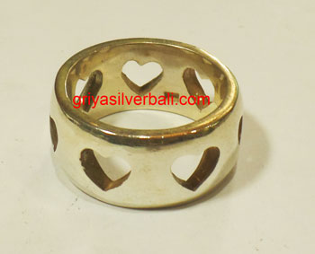 Ring No Stone bali silver bead