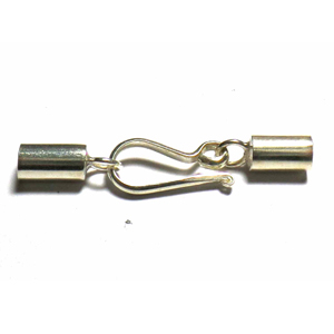 Hook Clasps bali silver bead