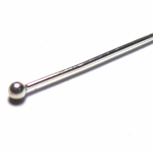 Head Pins bali silver bead