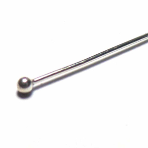 Head Pins bali silver bead