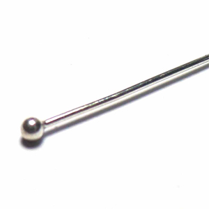 Head Pins bali silver bead