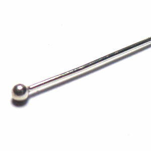 Head Pins bali silver bead