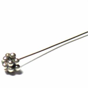 Head Pins bali silver bead