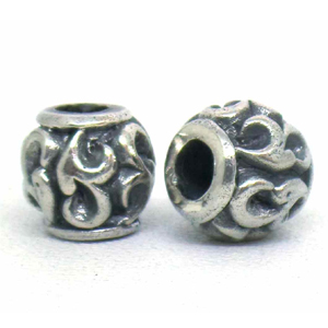 Large Hole Bead Casting bali silver bead