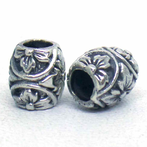 Large Hole Bead Casting bali silver bead