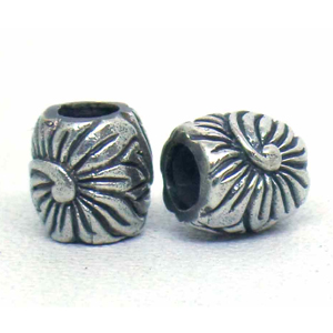 Large Hole Bead Casting bali silver bead