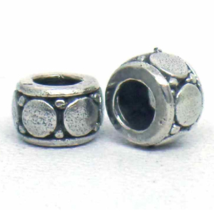 Large Hole Bead Casting bali silver bead