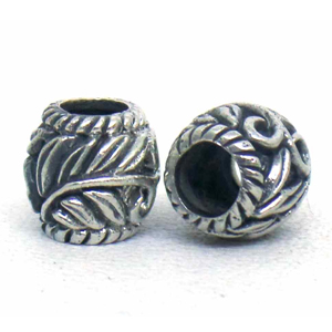 Large Hole Bead Casting bali silver bead